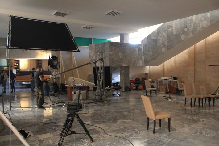 На территории "Лечебно-реабилитационного центра" проходили съёмки сериала  «Чернобыль: Зона отчуждения» – 8